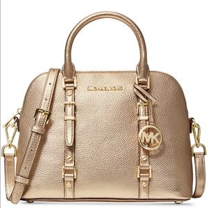 Michael Kors Bedford Dome Leather Satchel NWT
